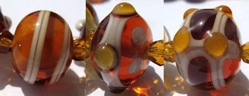 Effekte mit Ornela-Elfenbein. Perlen und Fotos von Verena, Copyright gem. GPL freigegeben