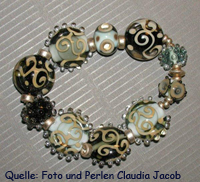 Perlen mit Stringerdeko von Claudia Jacob